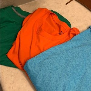 FITNESS.  Three Dri fit shirts